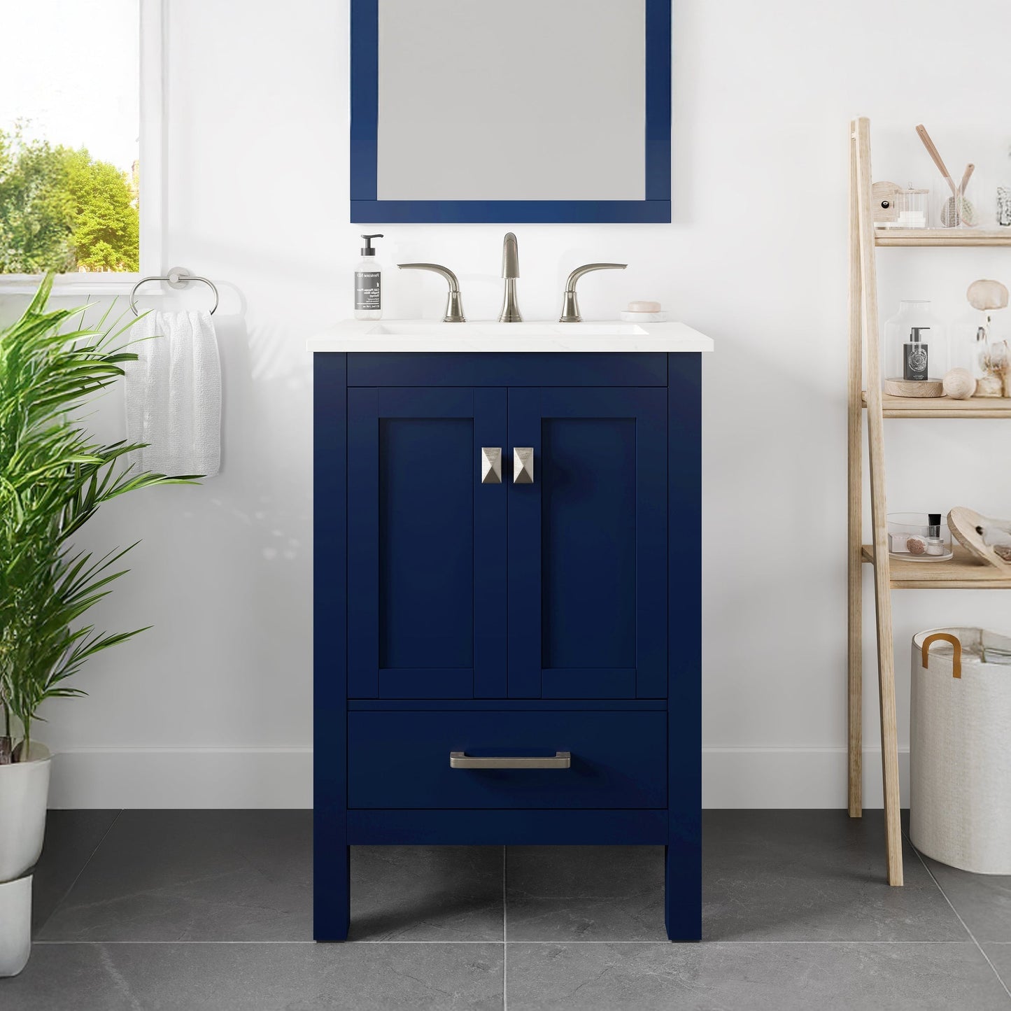 Eviva Aberdeen Bath Vanity with Counter Top and Undermount Porcelain Sink (24"-96")