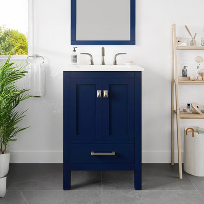 Eviva Aberdeen Bath Vanity with Counter Top and Undermount Porcelain Sink (24"-96")