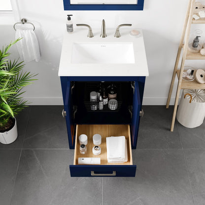 Eviva Aberdeen Bath Vanity with Counter Top and Undermount Porcelain Sink (24"-96")