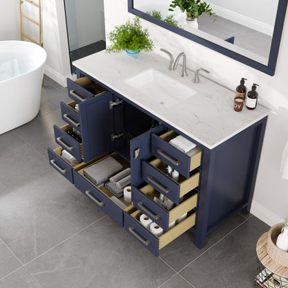Eviva Aberdeen Bath Vanity with Counter Top and Undermount Porcelain Sink (24"-96")