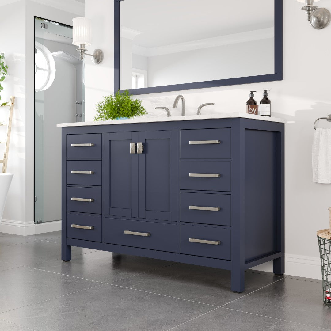 Eviva Aberdeen Bath Vanity with Counter Top and Undermount Porcelain Sink (24"-96")