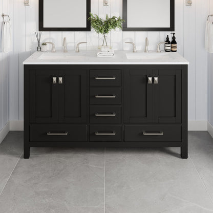 Eviva Aberdeen Bath Vanity with Counter Top and Undermount Porcelain Sink (24"-96")