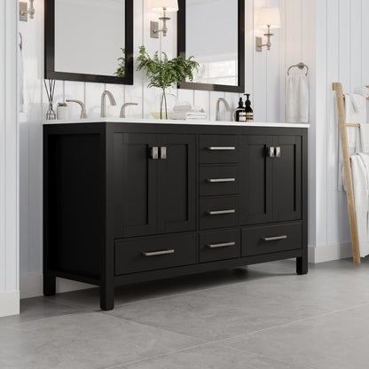 Eviva Aberdeen Bath Vanity with Counter Top and Undermount Porcelain Sink (24"-96")