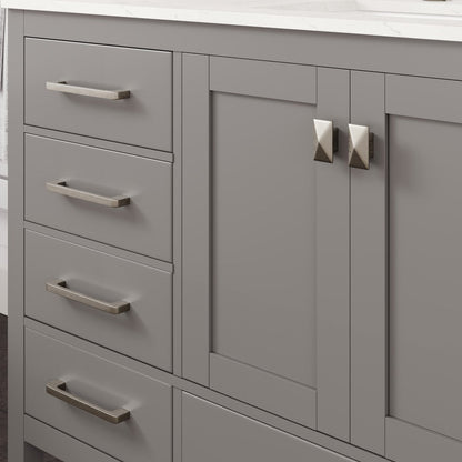 Eviva Aberdeen Bath Vanity with Counter Top and Undermount Porcelain Sink (24"-96")