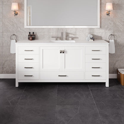 Eviva Aberdeen Bath Vanity with Counter Top and Undermount Porcelain Sink (24"-96")