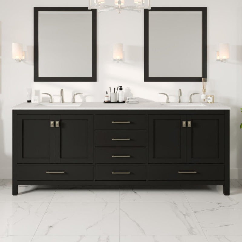 Eviva Aberdeen Bath Vanity with Counter Top and Undermount Porcelain Sink (24"-96")