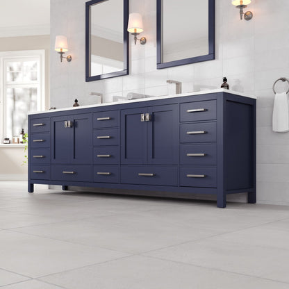 Eviva Aberdeen Bath Vanity with Counter Top and Undermount Porcelain Sink (24"-96")