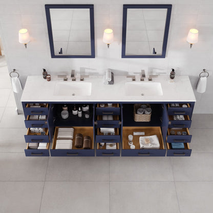 Eviva Aberdeen Bath Vanity with Counter Top and Undermount Porcelain Sink (24"-96")