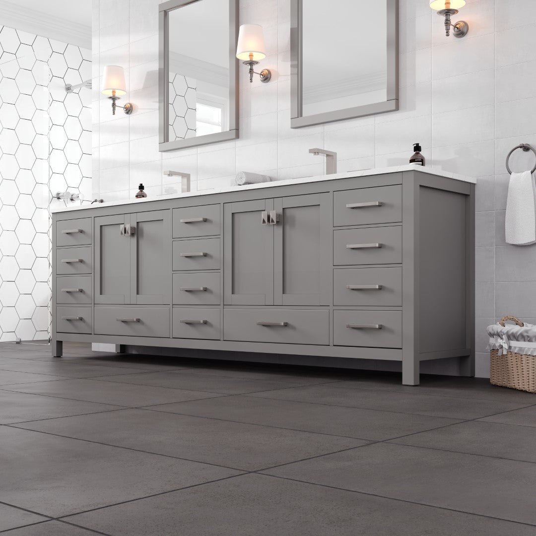 Eviva Aberdeen Bath Vanity with Counter Top and Undermount Porcelain Sink (24"-96")