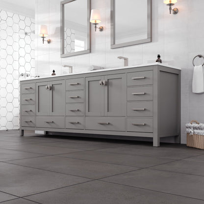 Eviva Aberdeen Bath Vanity with Counter Top and Undermount Porcelain Sink (24"-96")