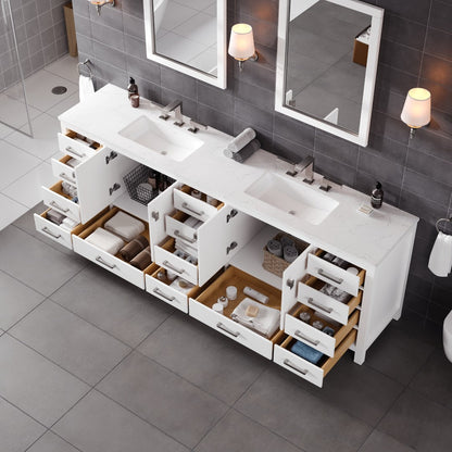Eviva Aberdeen Bath Vanity with Counter Top and Undermount Porcelain Sink (24"-96")