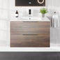 Eviva Marina Bath Vanity with Porcelain Top and Integrated Sink