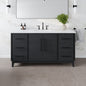 Eviva Graham Bath Vanity with Engineered Stone Top and Integrated Sink (30"-72")