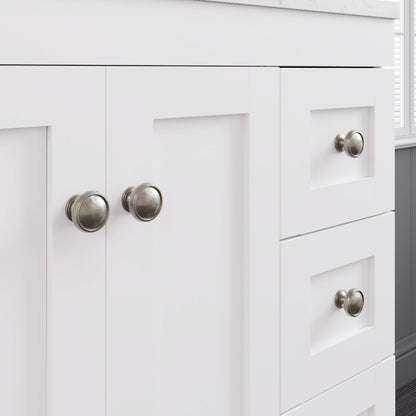 Eviva Acclaim Bath Vanity with Counter Top and Undermount Porcelain Sink (24"-30")