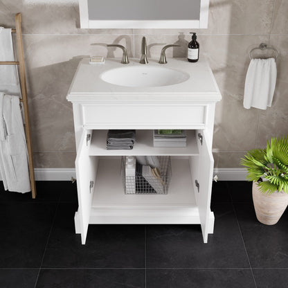 Eviva Elite Stamford Bath Vanity with Counter Top and Undermount Porcelain Sink (24"-72")