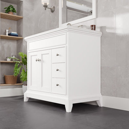 Eviva Elite Stamford Bath Vanity with Counter Top and Undermount Porcelain Sink (24"-72")