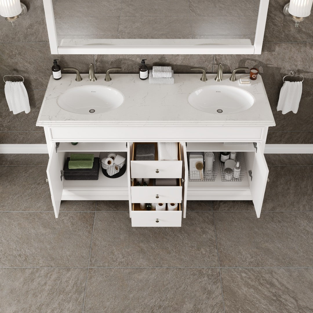Eviva Elite Stamford Bath Vanity with Counter Top and Undermount Porcelain Sink (24"-72")