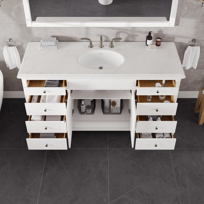 Eviva Elite Stamford Bath Vanity with Counter Top and Undermount Porcelain Sink (24"-72")