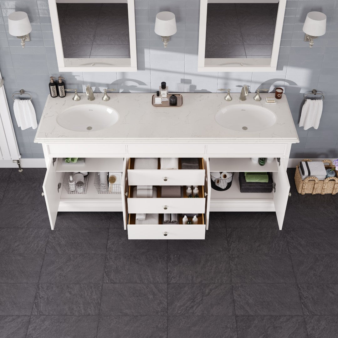 Eviva Elite Stamford Bath Vanity with Counter Top and Undermount Porcelain Sink (24"-72")