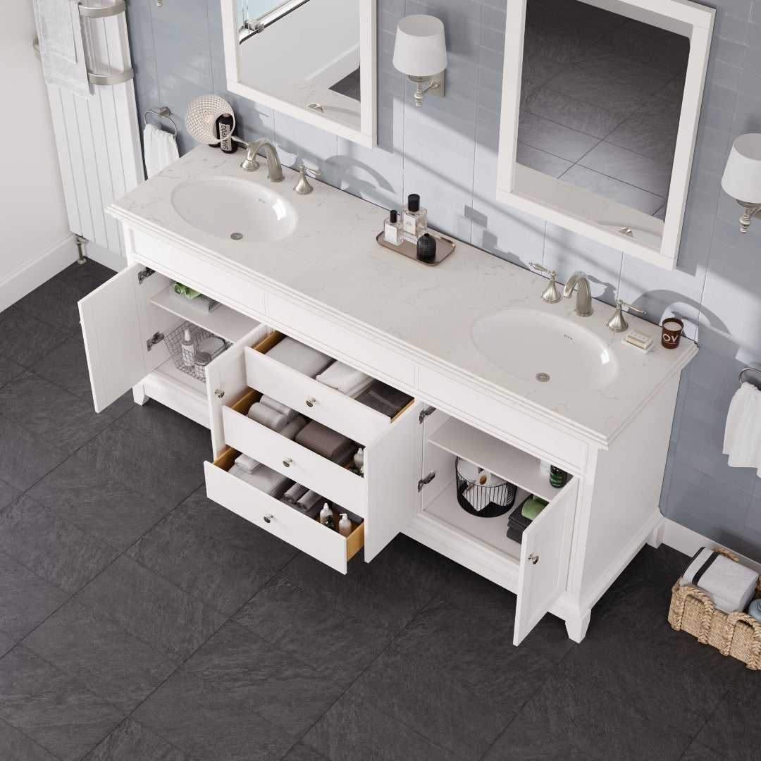 Eviva Elite Stamford Bath Vanity with Counter Top and Undermount Porcelain Sink (24"-72")