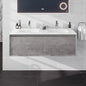 Eviva Aurora Wall Mount Bath Vanity with Carrara Quartz Top and Undermount Porcelain Sink (36"-60")