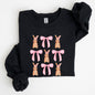Easter Bunnies, Pink Bows, Coquette, Soft Girl Era Sweatshirt