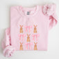 Easter Bunnies, Pink Bows, Coquette, Soft Girl Era Sweatshirt