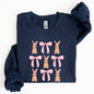 Easter Bunnies, Pink Bows, Coquette, Soft Girl Era Sweatshirt