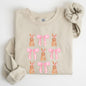 Easter Bunnies, Pink Bows, Coquette, Soft Girl Era Sweatshirt