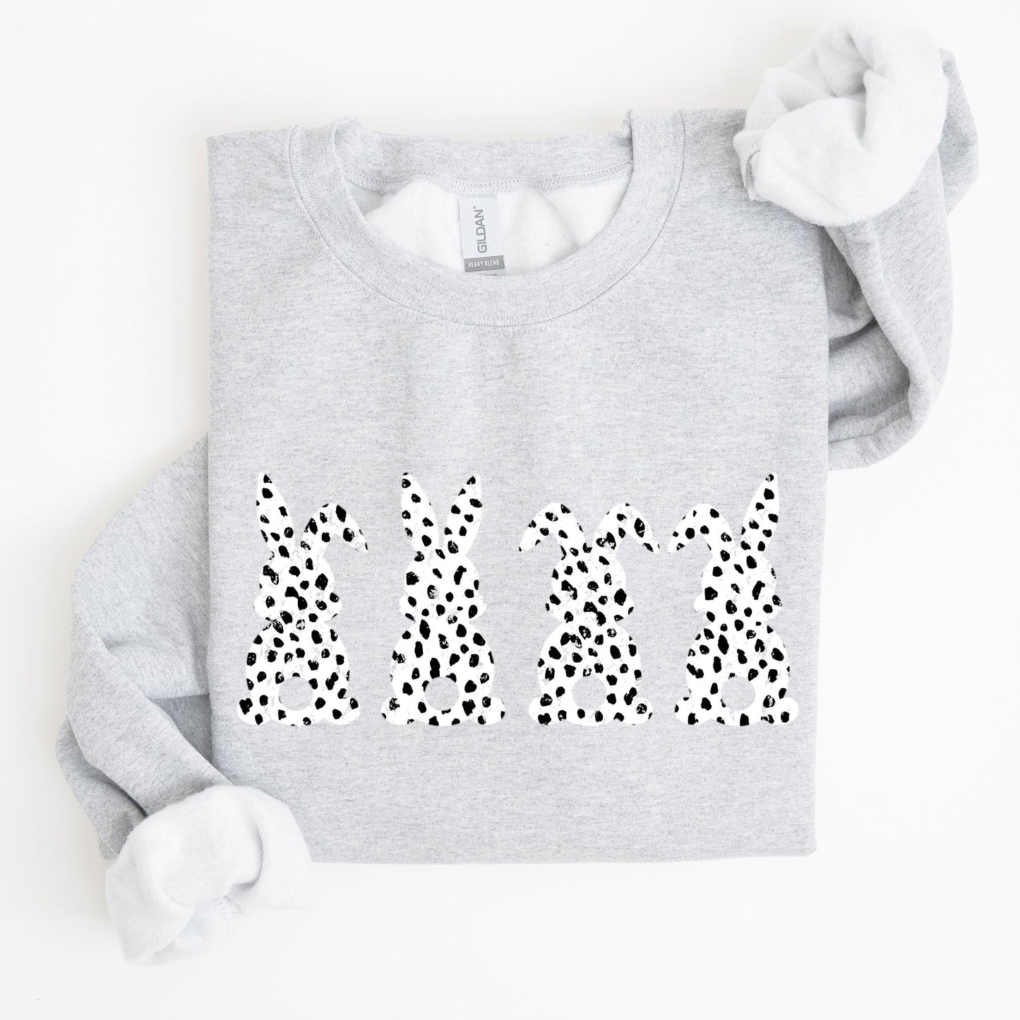 Easter Bunnies, Polka Dot, Dalmatian Print, Trend, Pattern Sweatshirt