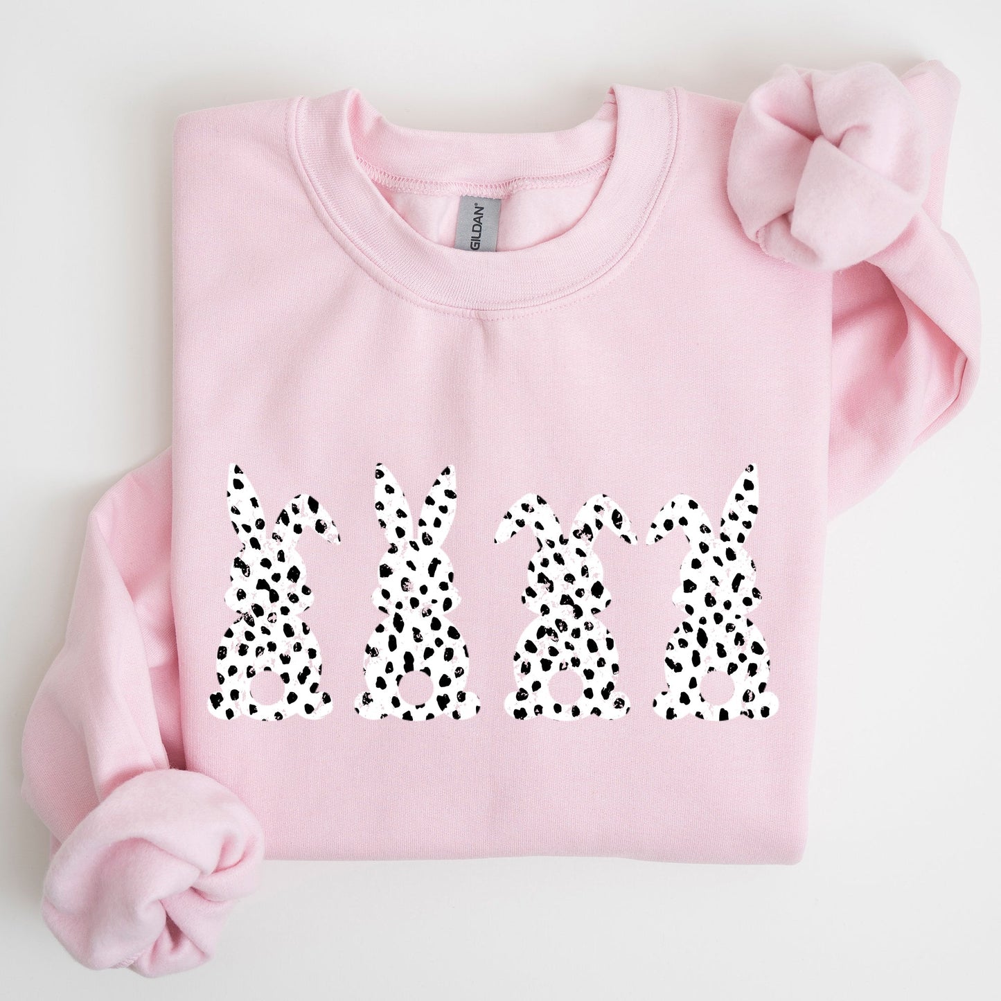 Easter Bunnies, Polka Dot, Dalmatian Print, Trend, Pattern Sweatshirt