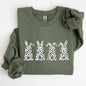 Easter Bunnies, Polka Dot, Dalmatian Print, Trend, Pattern Sweatshirt