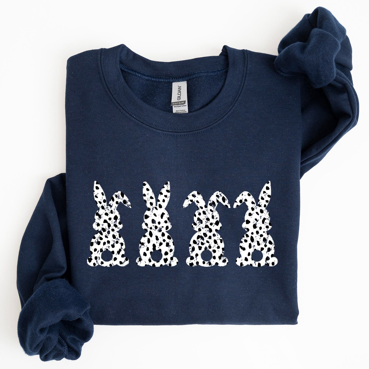 Easter Bunnies, Polka Dot, Dalmatian Print, Trend, Pattern Sweatshirt