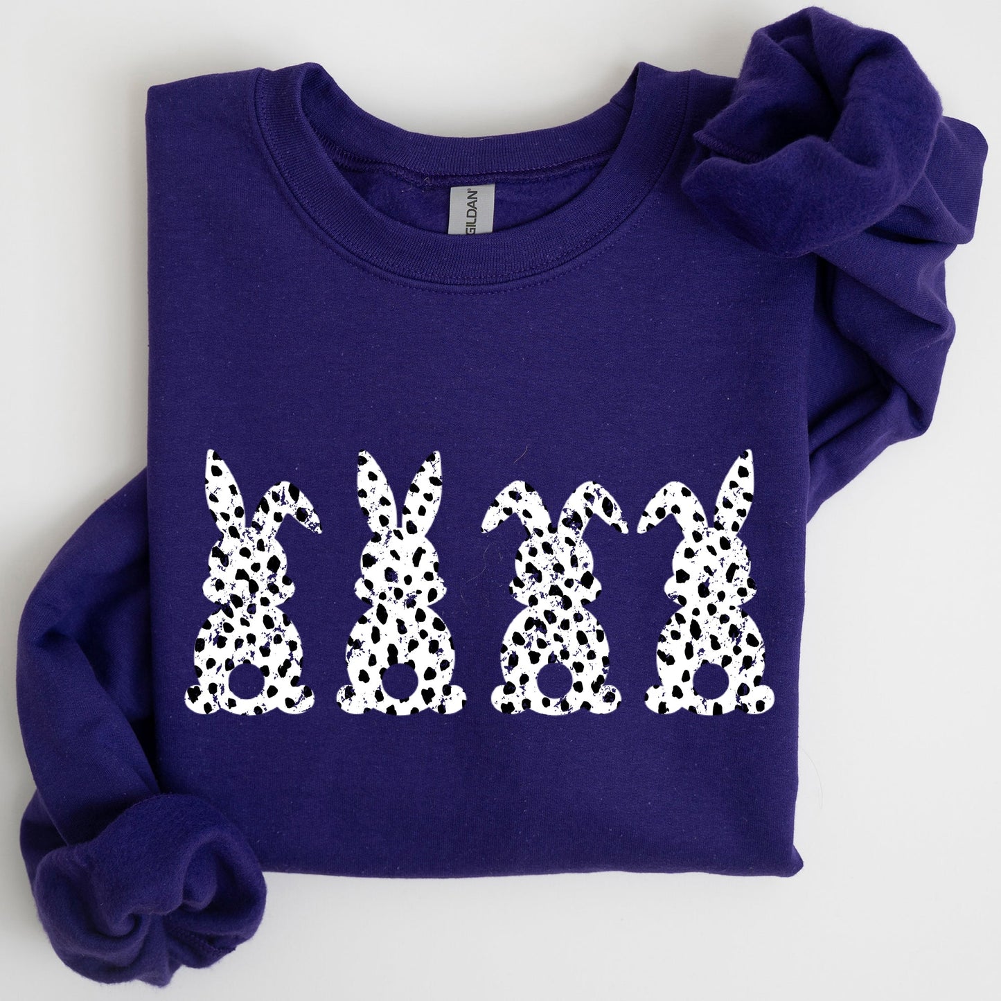 Easter Bunnies, Polka Dot, Dalmatian Print, Trend, Pattern Sweatshirt