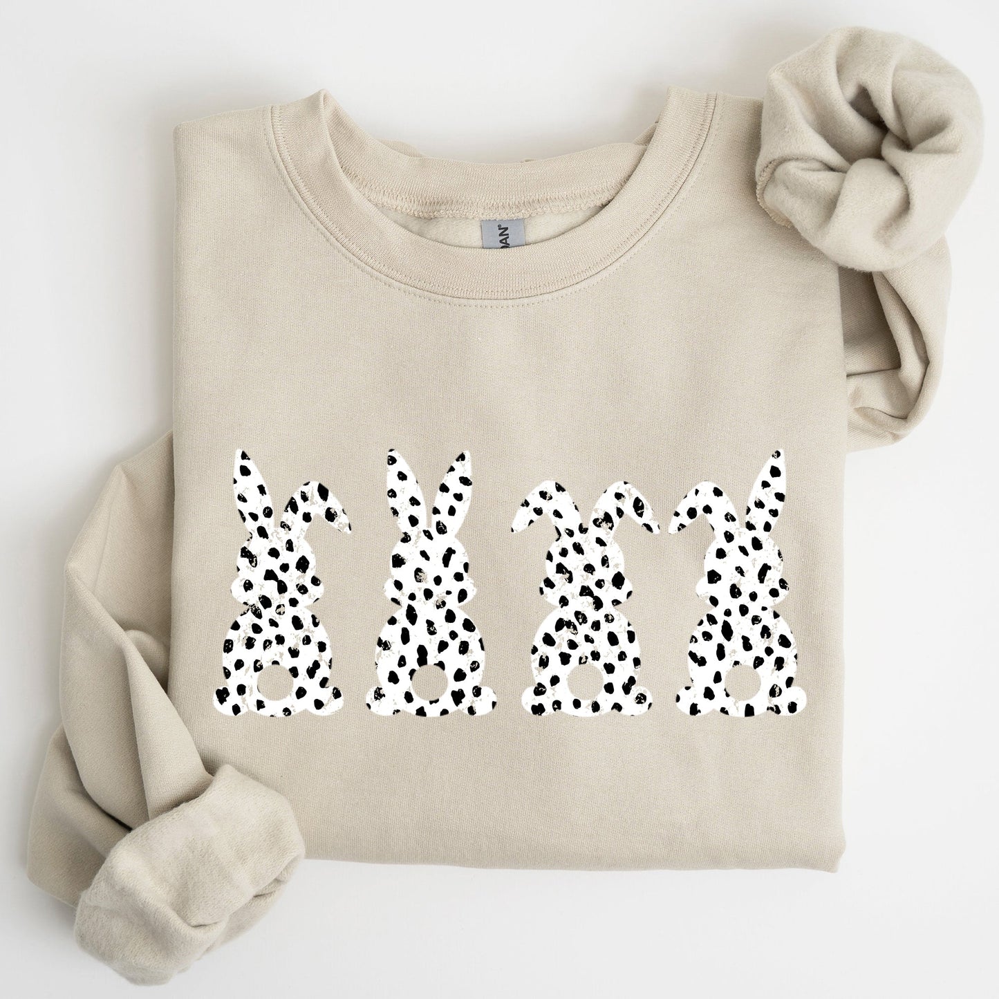 Easter Bunnies, Polka Dot, Dalmatian Print, Trend, Pattern Sweatshirt