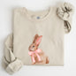 Easter Bunny, Pink Bow, Coquette, Soft Girl Era Sweatshirt