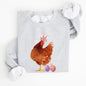 Easter Chicken, Rabbit, Eggs, Funny Sweatshirt
