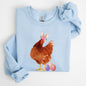 Easter Chicken, Rabbit, Eggs, Funny Sweatshirt