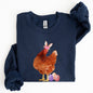 Easter Chicken, Rabbit, Eggs, Funny Sweatshirt