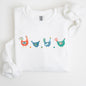 Easter Chickens and Eggs, Spring, Colorful Sweatshirt