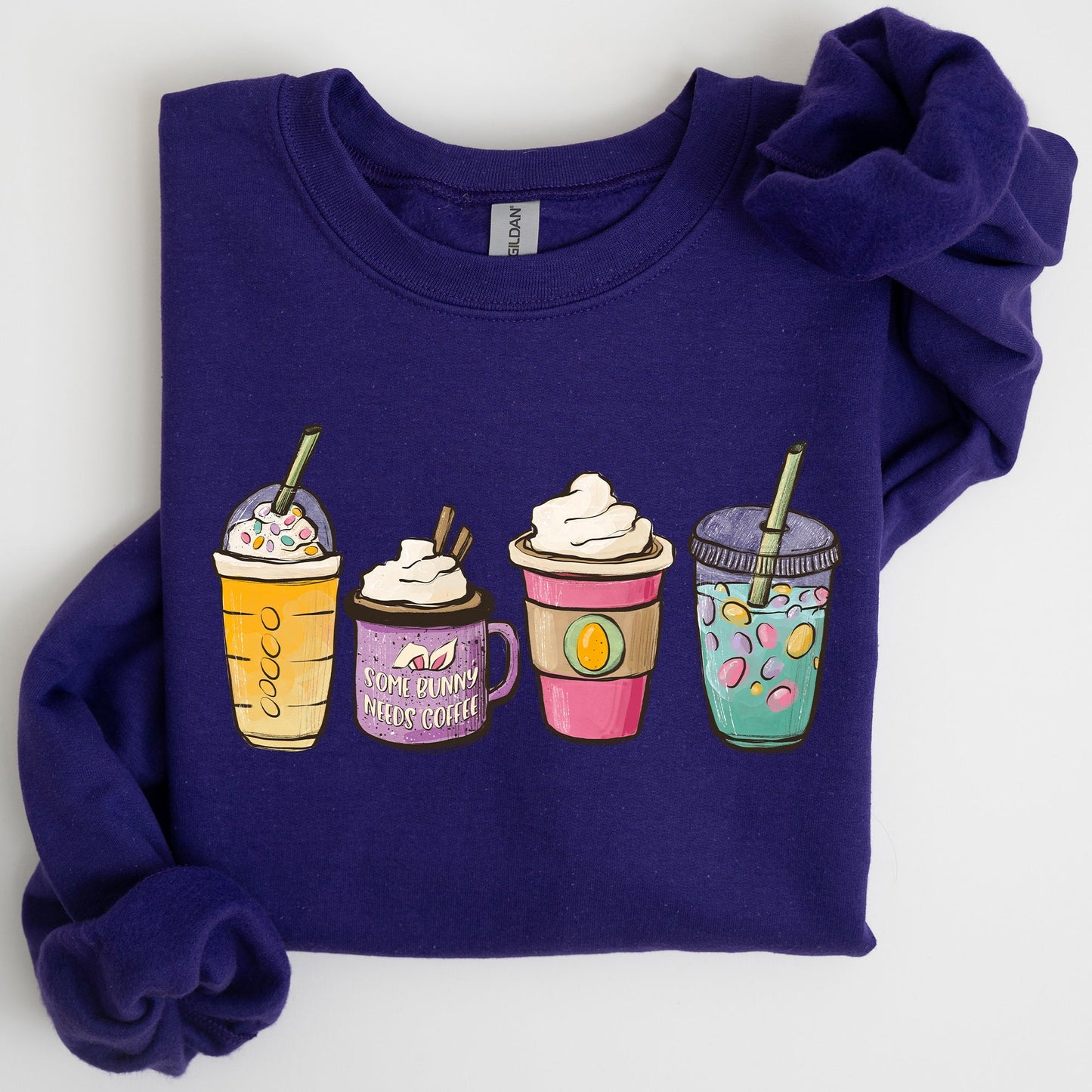 Easter, Coffee Lovers, Coffee Drinks Sweatshirt