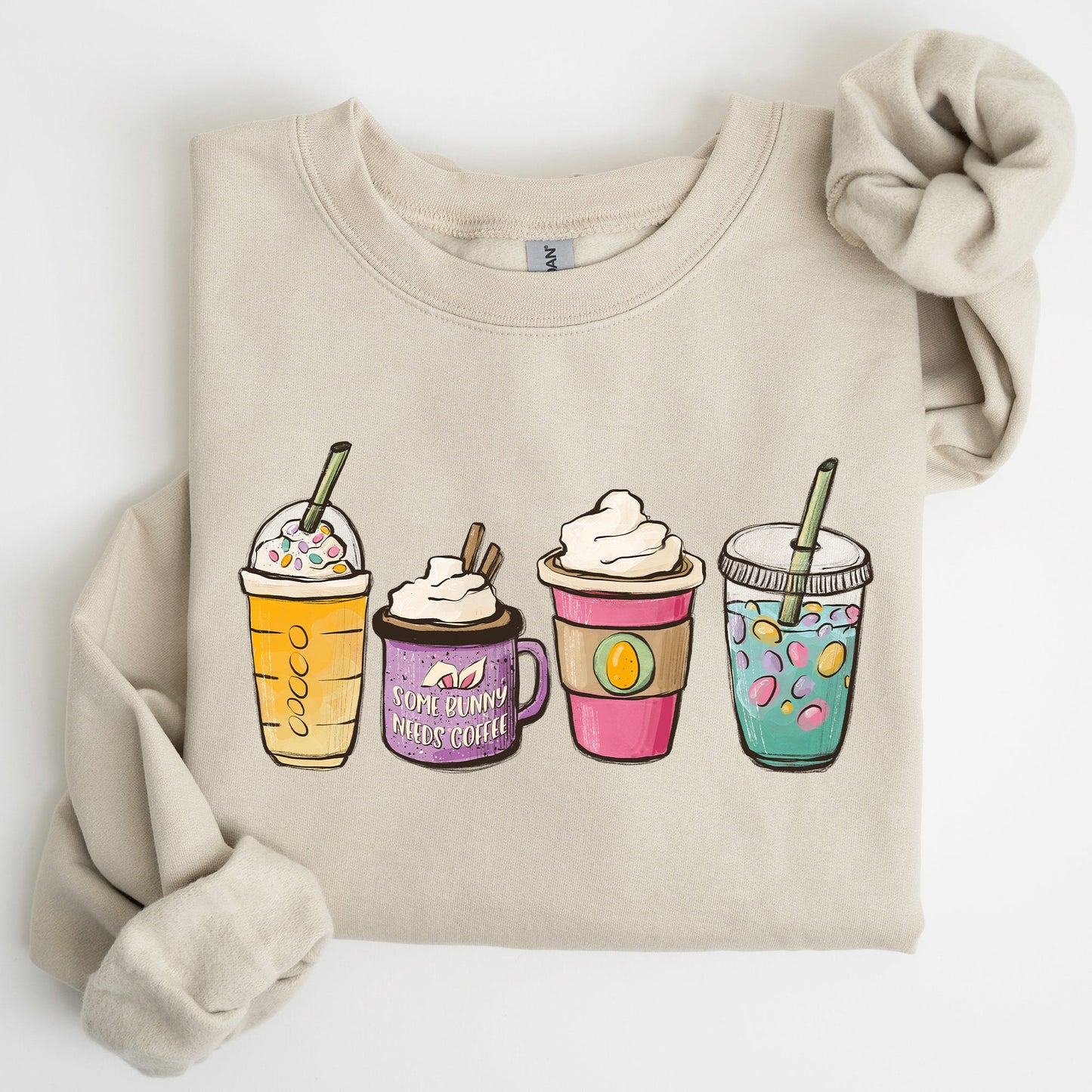 Easter, Coffee Lovers, Coffee Drinks Sweatshirt