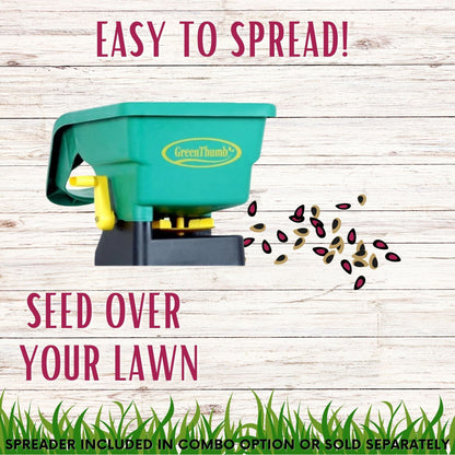 Crimson Clover + Mow Less Grass Seed