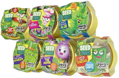 Eco Seed Sprouts 6 Variety Assortment Pack – 1 of Each