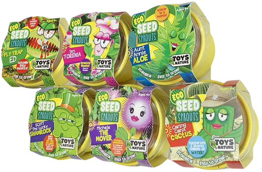 Eco Seed Sprouts 6 Variety Assortment Pack – 1 of Each