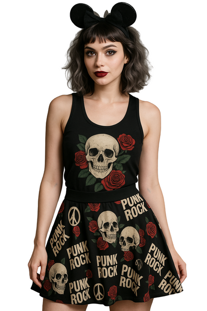 Thorned Midnight Graphic Tank Top