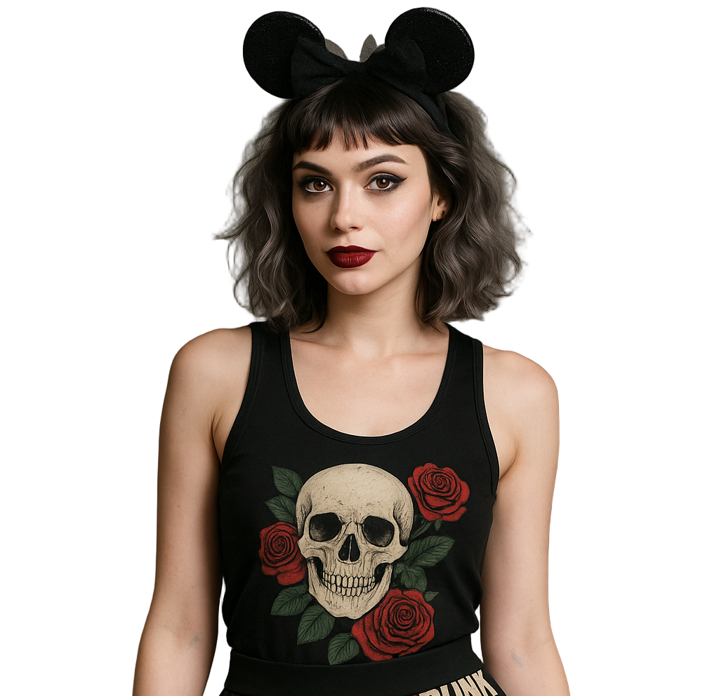 Thorned Midnight Graphic Tank Top