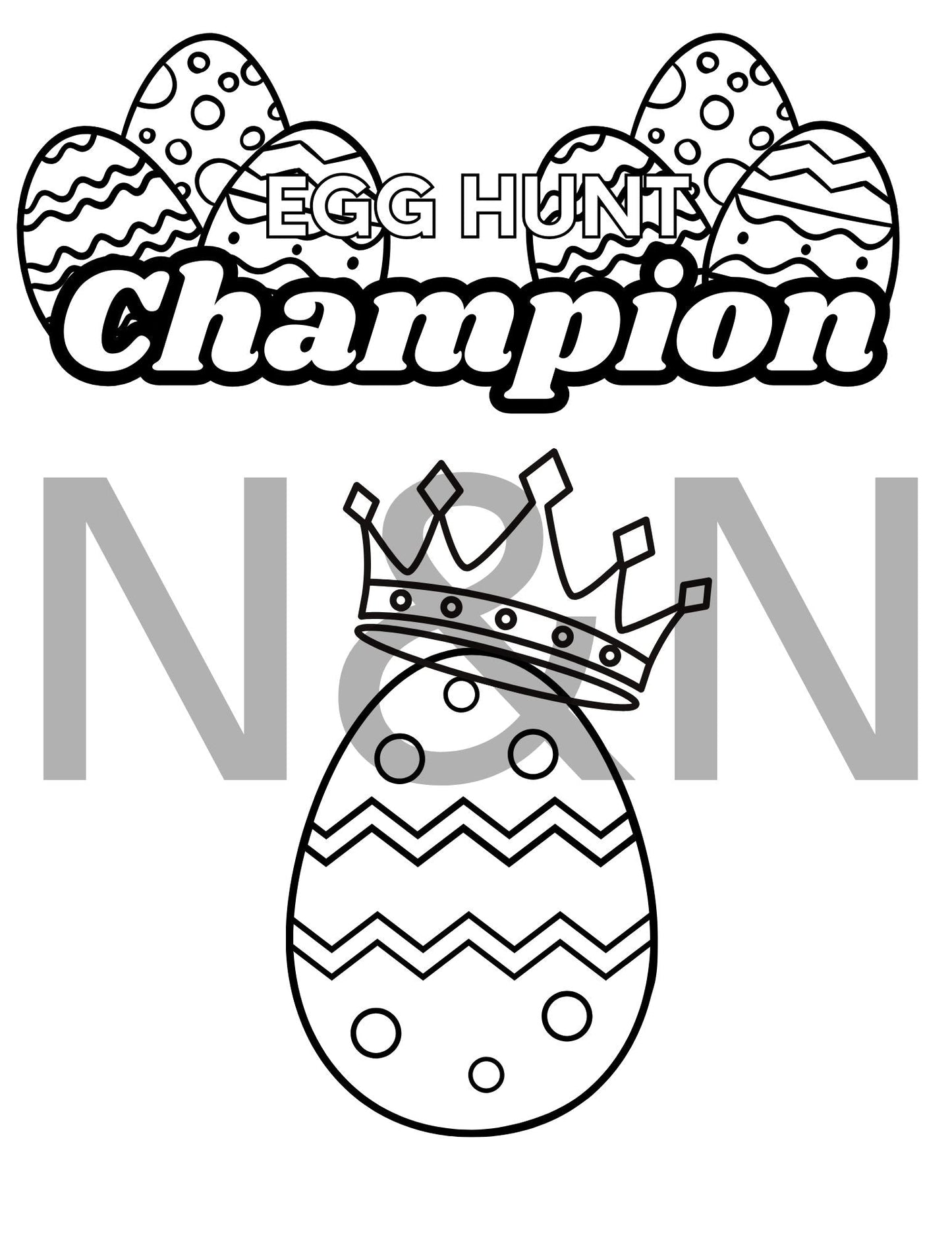 Easter Coloring Pages Printable Bundle - 10 Fun Easter Activity Sheets for Kids, Easter Basket Filler, Instant Digital Download