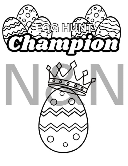 Easter Coloring Pages Printable Bundle - 10 Fun Easter Activity Sheets for Kids, Easter Basket Filler, Instant Digital Download