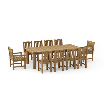 11-Pc Chelsea Rectangular Dining Table Set